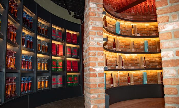The 'Copper Kiln' inside the Distillery Shop